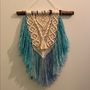 Boho macrame wall hanging NWT